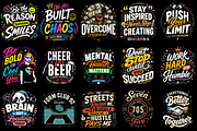 72 T-Shirt Poster Design Vector SVG, a Stationery Template by Miyaji75 (Thumbnail 7 of 8)