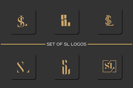 Set Of SL, LS, Abstract Logos, a Branding & Logo Template by art_creater