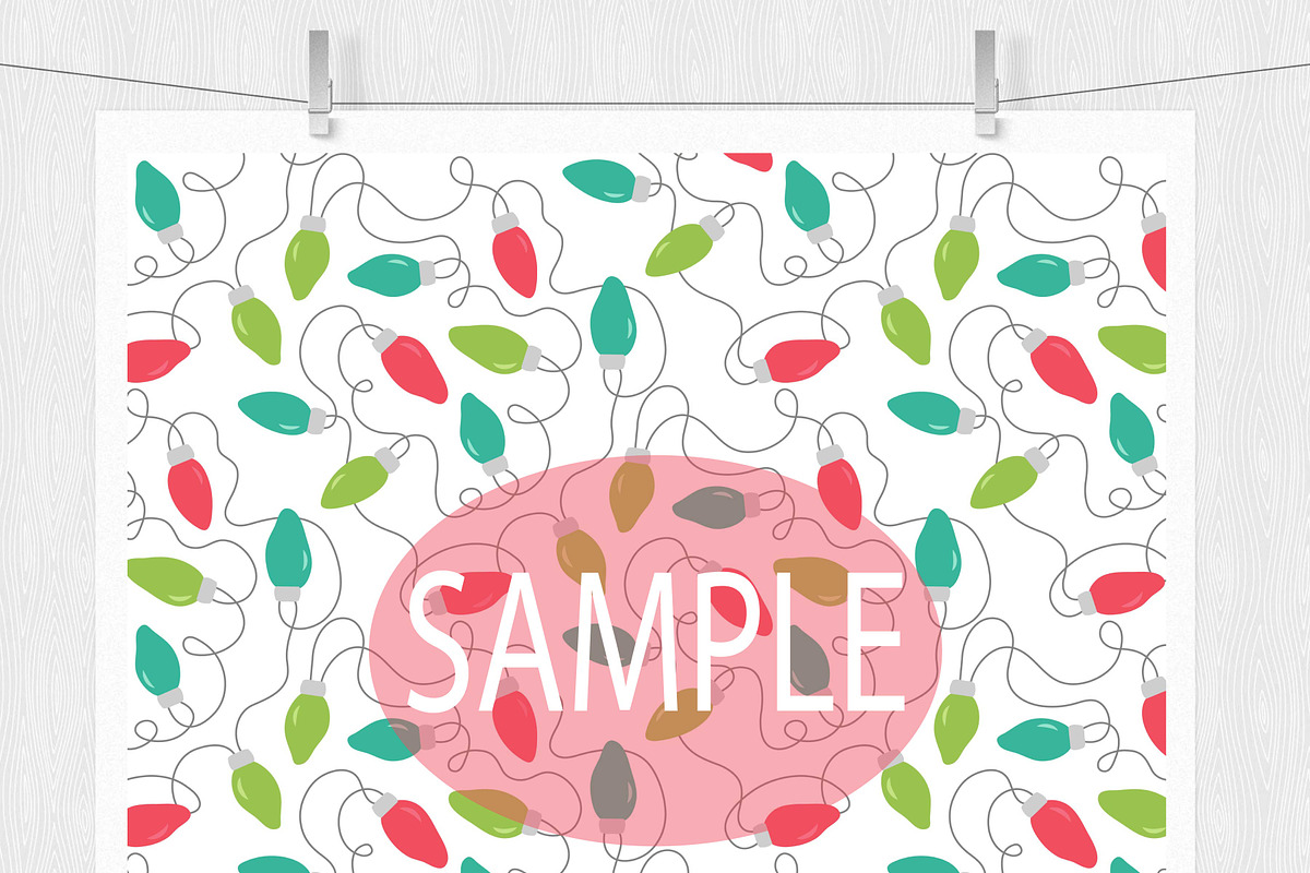 Christmas Digital Paper Patterns, a Pattern Graphic by Leska's Digitals (Photo 2 of 6)