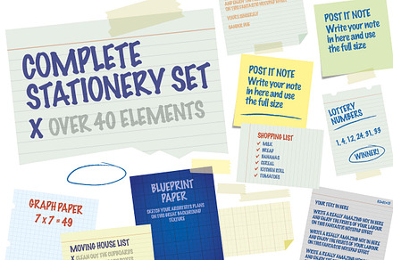 Complete Notepad & Paper Collection