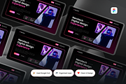 Artificial Technology Hero Header, a Templates & Theme by SquidPixey (Thumbnail 2 of 3)
