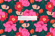 Bold Bloom Abstract Flower Pattern, a Pattern Graphic by likorbut (Thumbnail 11 of 12)