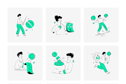 Business Illustrations Bundle, a Finance Illustration by Brickclay (Thumbnail 9 of 19)