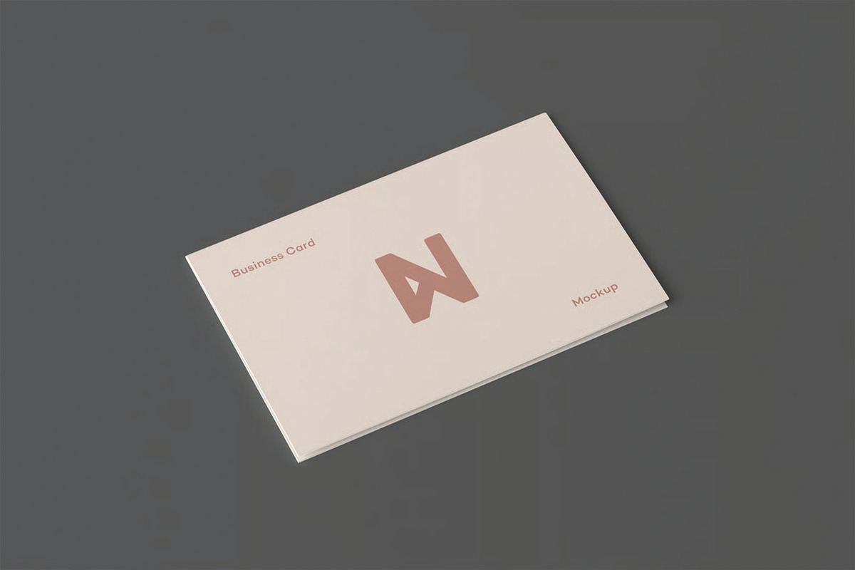 Bi-Fold Business Card Mockup, an Advertising Mockup by DesignRushMarket (Photo 4 of 9)