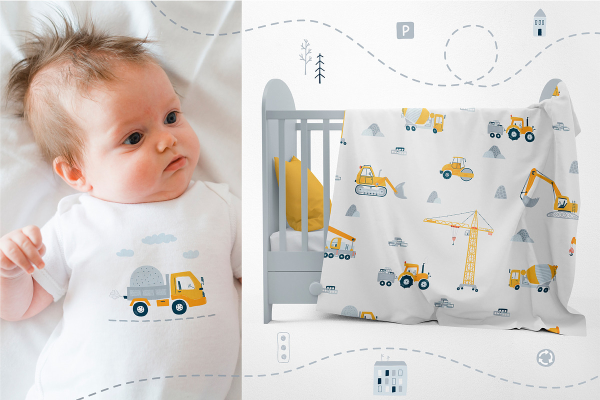Big construction-Kids car collection, a Decorative Illustration by RinSo_art (Photo 4 of 11)