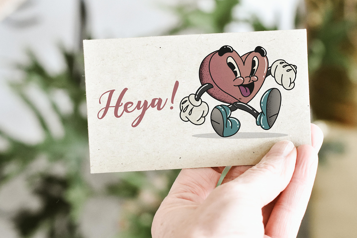 Cartoon Valentines Heart, an Illustration by Inkwell Supply Co (Photo 9 of 10)