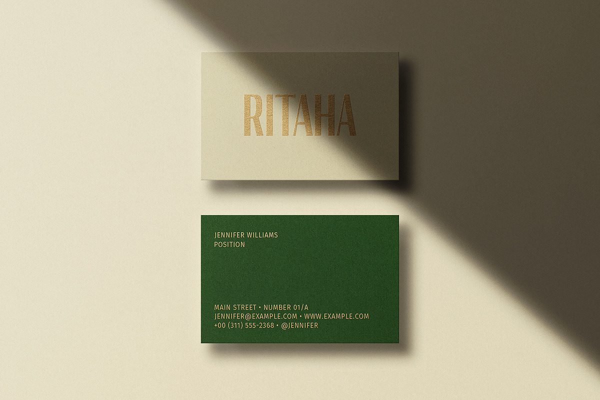 Business Card Mockup Template Logo, a Business Card Template by PrintPixel (Photo 3 of 8)