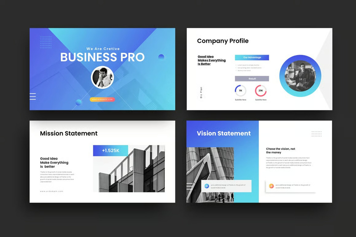 Business Pro Presentation Template, a Presentation Template by Fit-tee (Photo 5 of 6)