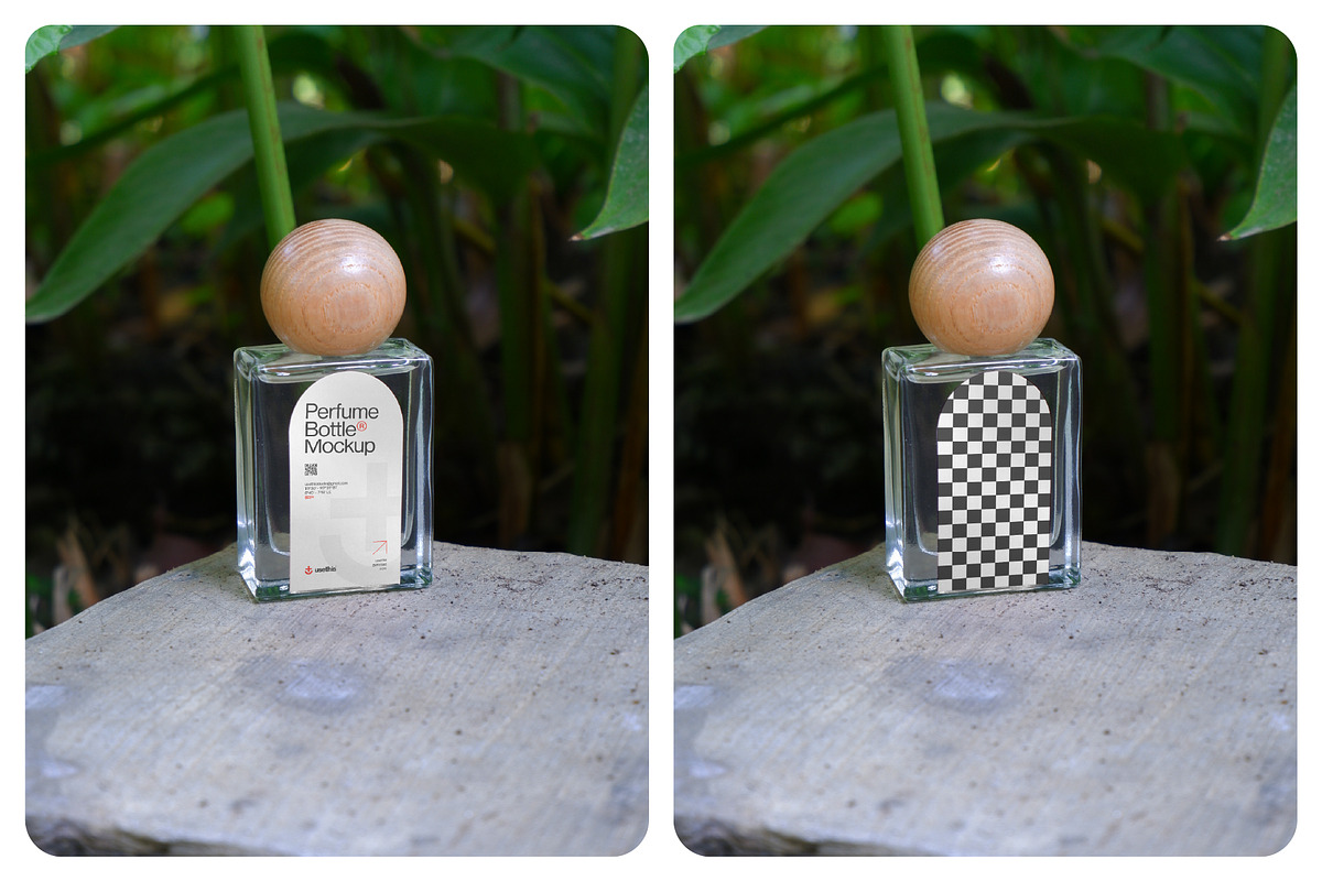 Outdoor Perfume Bottle Mockup Bundle, a Packaging Mockup by Usethis Mockup (Photo 4 of 8)