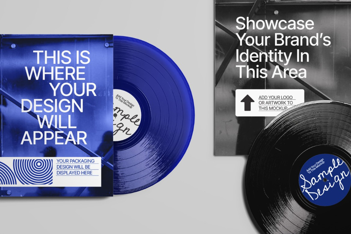 Gatefold Vinyl Mockup, a Product Mockup by graphicook (Photo 2 of 5)