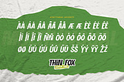 THIN FOX - Display Font, a Font by Gassstype (Thumbnail 7 of 8)