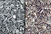 Sport Graphic Doodles Patterns, a Pattern Graphic by BALABOLKA (Thumbnail 4 of 6)