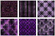 Purple Gothic Digital Paper, a Seasonal Illustration by Designworld (Thumbnail 2 of 6)