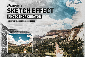 Photoshop Sketch Effect Creator