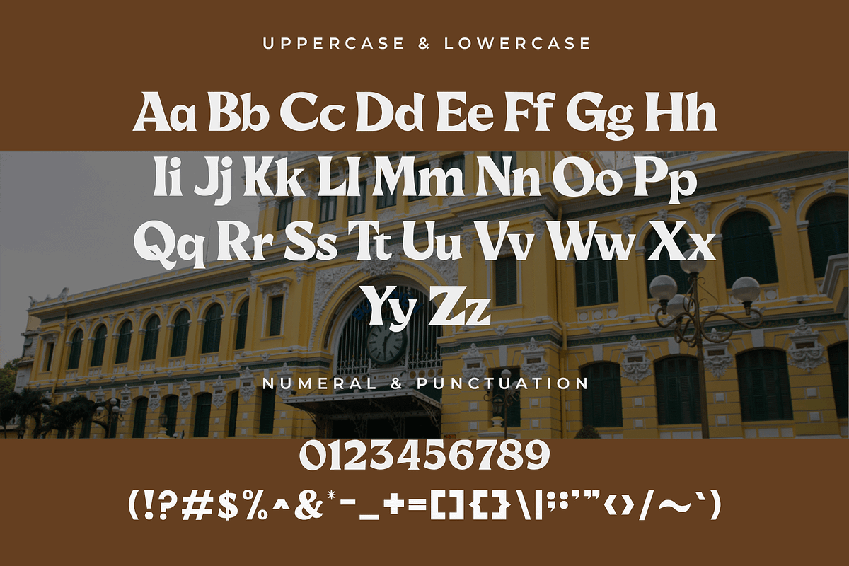 Batavia – Modern Vintage Font, a Serif Font by overlaytemplates (Photo 4 of 5)