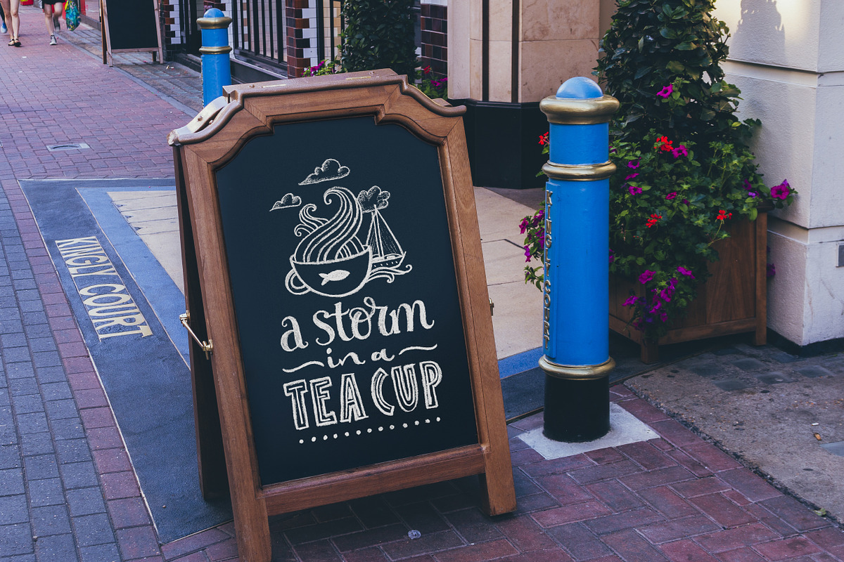 Chalk Lettering Set, Vector, a Decorative Illustration by Nina's Illustration Shop (Photo 11 of 11)