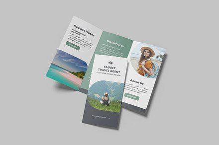 Trifold Brochure Mockup