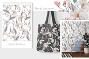 Lovely Garden. Pattern collection, a Pattern Graphic by DamriNa art (Thumbnail 2 of 11)
