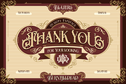 Blazer, a Serif Font by Burntilldead (Thumbnail 13 of 13)