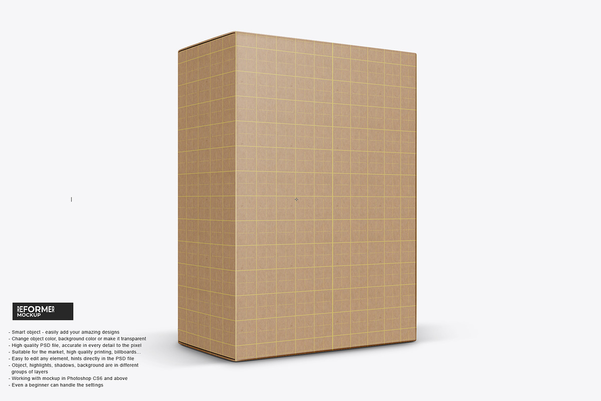 Kraft Box with Pasta Mockup, a Packaging Mockup by Reformer Mockup (Photo 4 of 4)