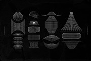 200 Retro Futuristic Shapes, an Object Graphic by FLYERWRK (Thumbnail 8 of 13)