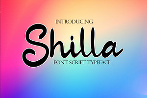 Shilla, a Handwritten Font by Canden Meutuah