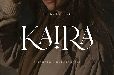 Kaira Modern Serif Font, a Serif Font by Dylla_studio