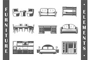 18 Furniture Logos Templates, a Branding & Logo Template by Art Design (Thumbnail 4 of 26)