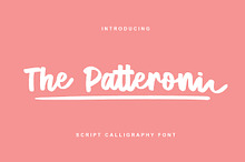 The Patteroni - Script Font