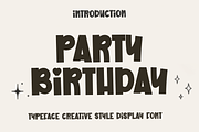Party Birthday, a Script Font by InermediaSTUDIO (Thumbnail 1 of 8)