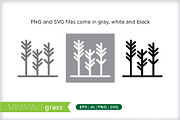 Minimal grass icons, an Outline Icon by Picture Window (Thumbnail 2 of 5)