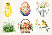 Spring Seasonal Elements Clipart, an Illustration by Dream Creation (Thumbnail 5 of 6)