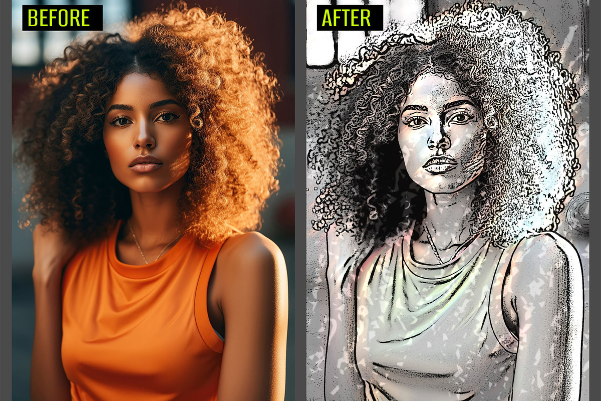 Pencil Sketch Photo Effect, a Layer Style Add-On by ContestDesign (Photo 4 of 4)