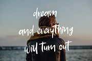 THE Heattoo BRUSH FONT, a Script Font by Quothron (Thumbnail 3 of 6)