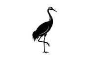 50 Heron Crane Silhouette Bundle, an Illustration by Amazin_art (Thumbnail 17 of 39)