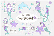 Vector Little Mermaid collections, an Animal Illustration by garu1987 (Thumbnail 2 of 6)