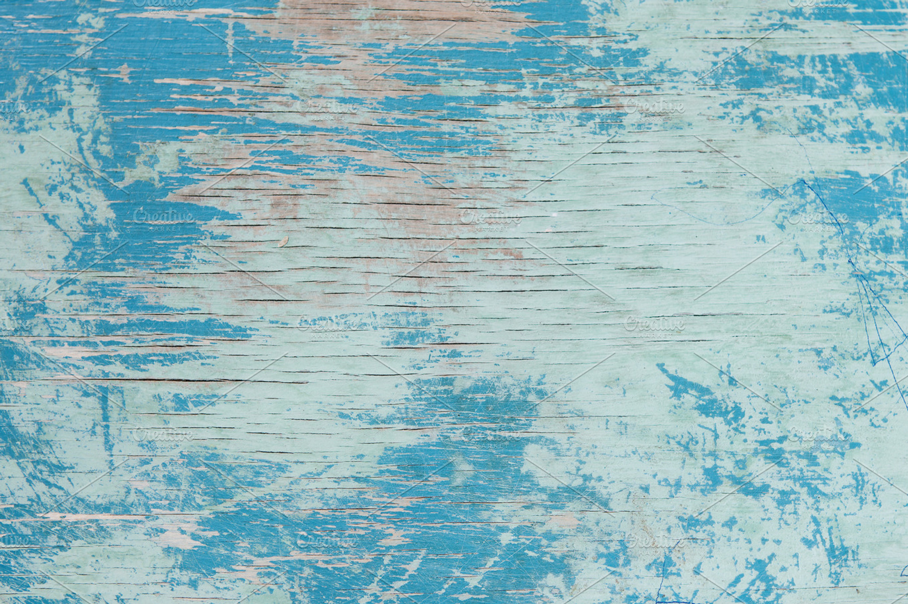 Old blue wooden background featuring wooden, background, and surface, an Abstract Photo by marikasan