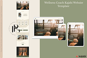 Wellness Coach Website Template, a Landing Page Template by Pastel Pixels Studio (Thumbnail 1 of 5)