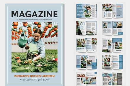 Magazine Layout, a Magazine Template by Grkic Creative