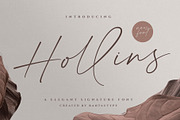 Hollins Modern Handwritten Font, a Handwritten Font by RantautypeStudio (Thumbnail 1 of 11)