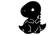 Cute dinosaur nursery decor design, an Icon by Amazin_art (Thumbnail 26 of 36)