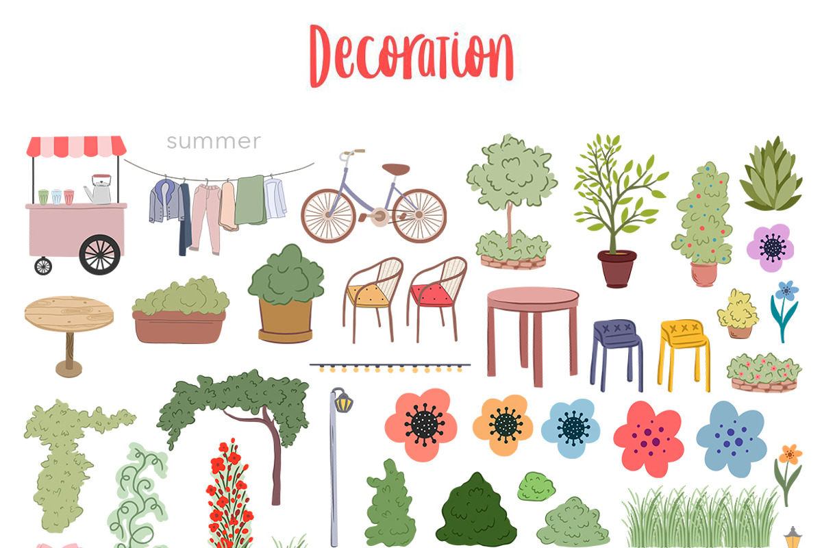 Seasonal Town Creator Bundle -60%OFF, a Decorative Illustration by Alina Sh (Photo 7 of 22)