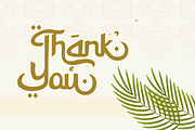 Salam Ramadhan | Arabic Style Font, a Font by Tigadestd Type (Thumbnail 7 of 7)