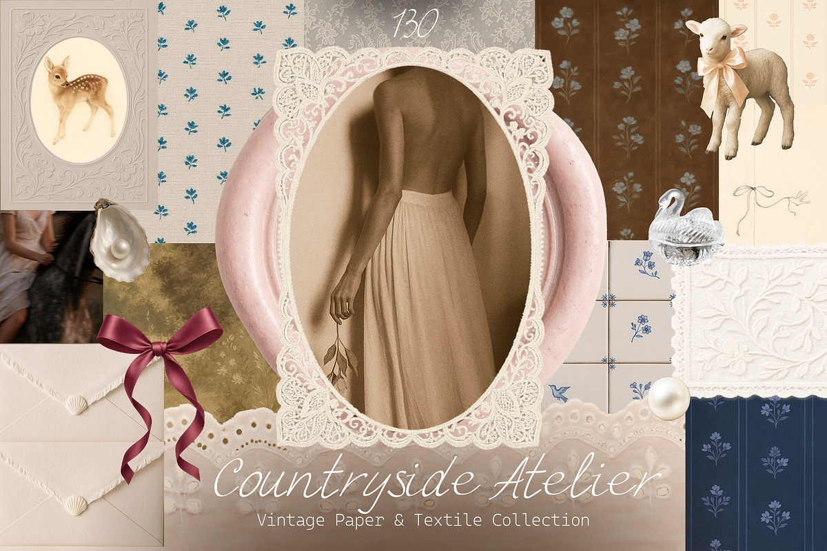 Countryside Atelier Paper & Textile, a Background Graphic by Lidberia (Photo 1 of 10)