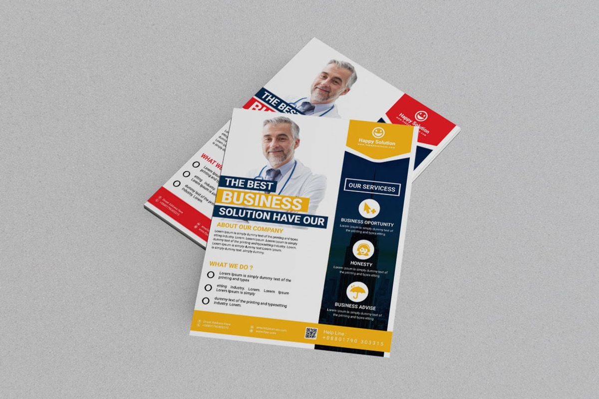 Modern Corporate Company Flyer, a Flyer Template by BrandlyTemplate (Photo 2 of 3)