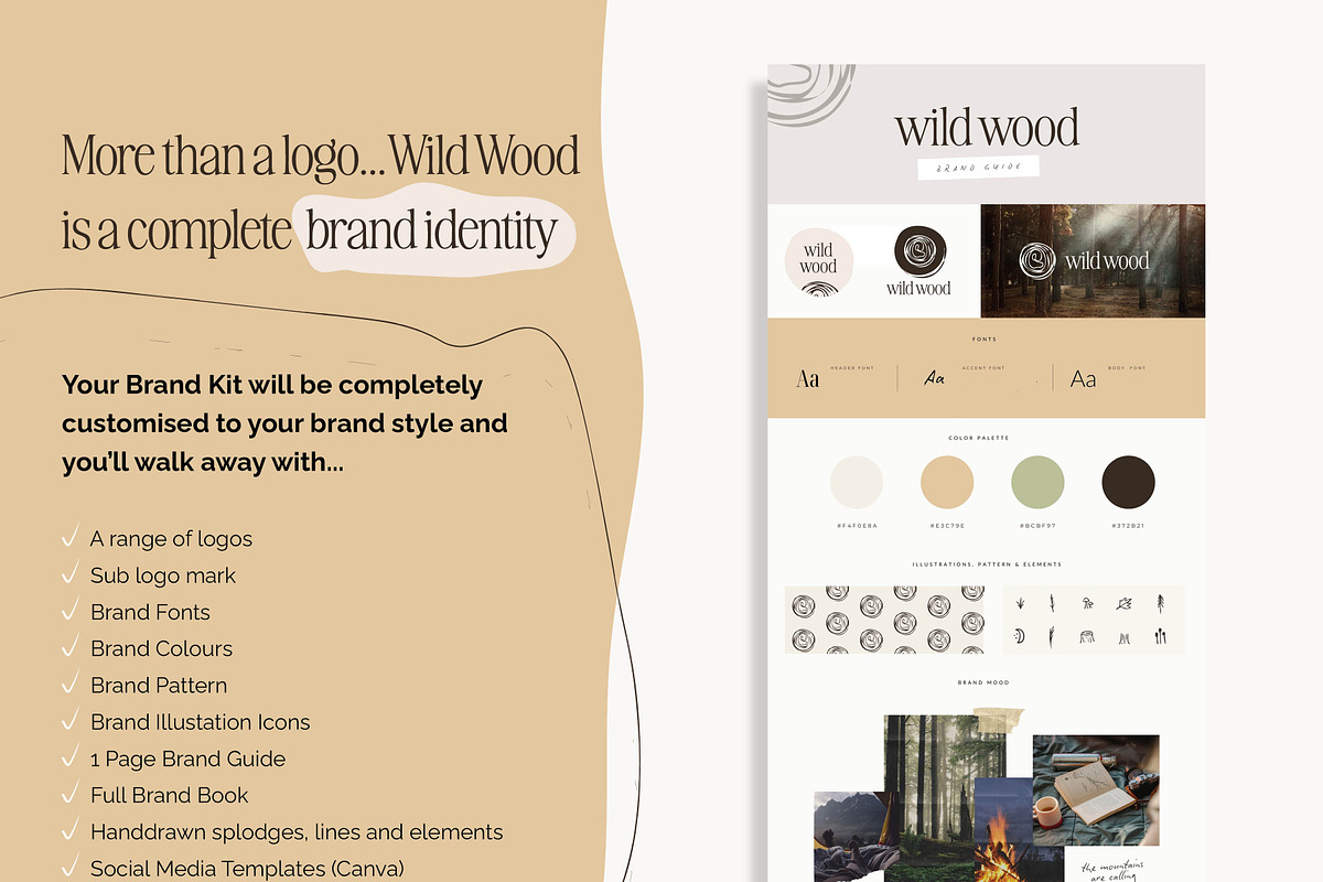 Earthy Eco Nature Brand Logo Kit, a Branding & Logo Template by CreativeWilderness (Photo 18 of 19)