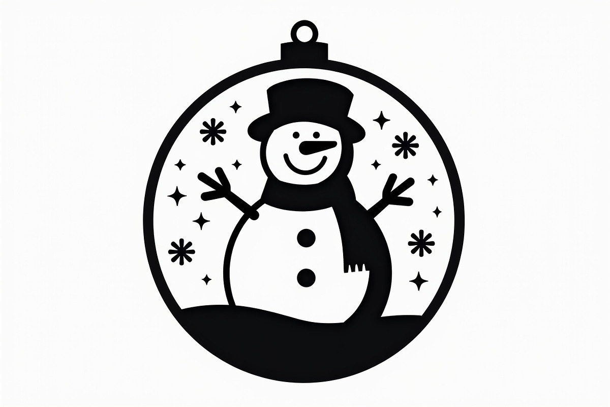 Christmas Ornament Laser Cut Bundle, a Graphic by Creativeshirt (Photo 11 of 16)