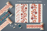 FLORAL ORNAMENTS. Vector Set., a Pattern Graphic by Irina Skaska (Thumbnail 14 of 17)