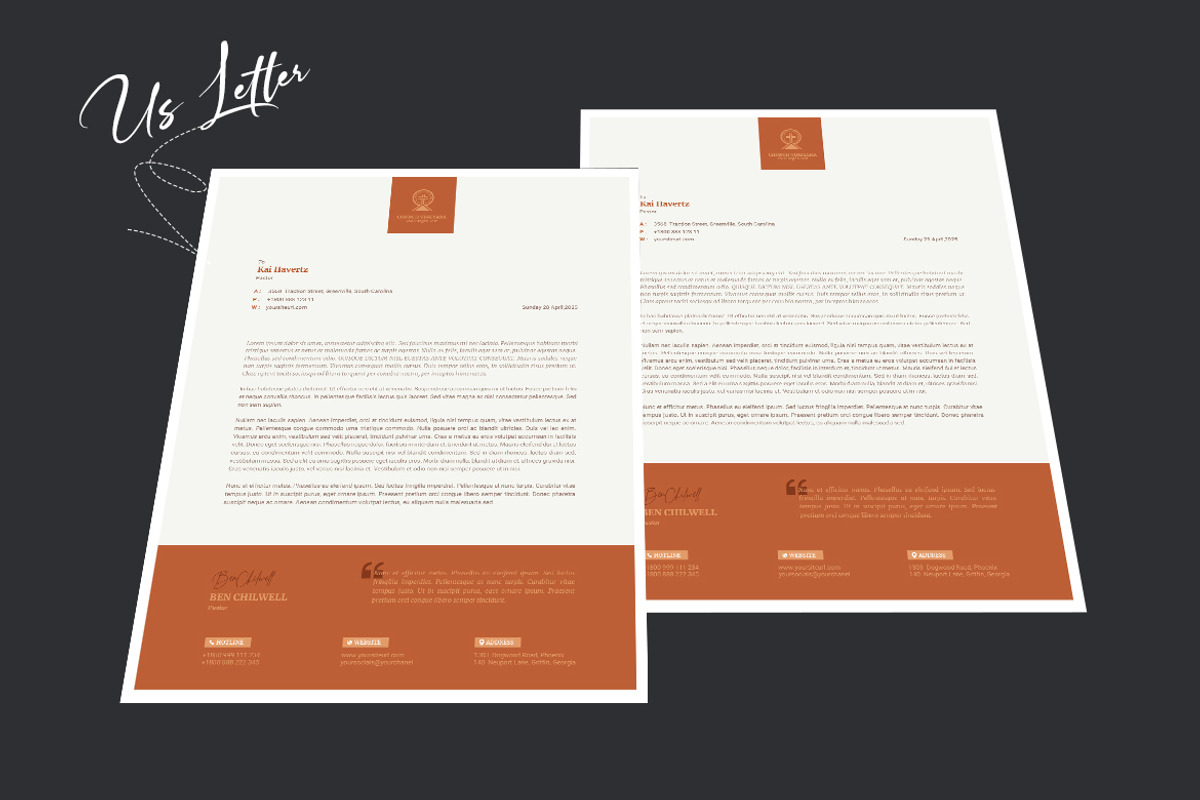 Church Letterhead, a Resume Template by iDoodle Studio (Photo 4 of 4)