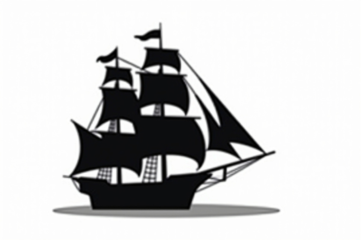 10 Classic Sailing Ship Vector Bundl, an Object Graphic by balal (Photo 11 of 11)